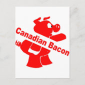 Canadese Bacon Briefkaart (Voorkant)