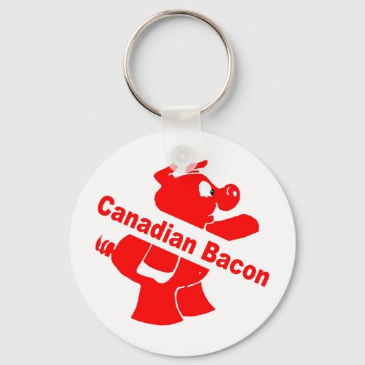 Canadese Bacon Sleutelhanger (Voorkant)