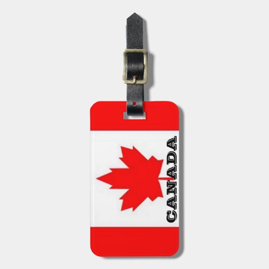 Canadese Bagagelabels (Voorkant verticaal)