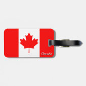 Canadese Bagagelabels, patriottische Canadese vlag Bagagelabel (Achterkant horizontaal)