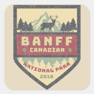 Canadese Banff National Park Stickers