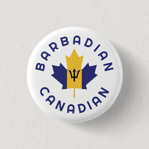 Canadese Barbadiaanse Roots Ronde Button 3,2 Cm