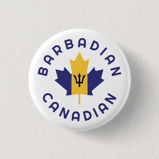 Canadese Barbadiaanse Roots Ronde Button 3,2 Cm (Voorkant)