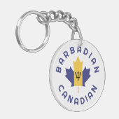 Canadese Barbadiaanse Roots Sleutelhanger (Voorkant Links)
