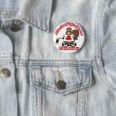 Canadese Beaver-Button Ronde Button 5,7 Cm (In situ)