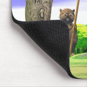 Canadese bever en vlag muismat (Hoek)