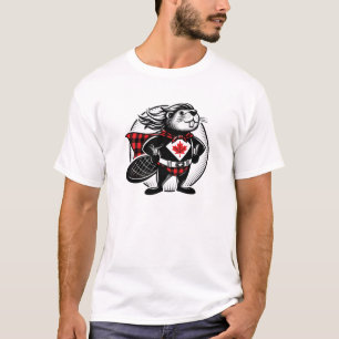Canadese Bever Houthakker Buffalo Plaid T-shirt