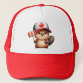 Canadese bever nooit 51 trucker pet (Voorkant)