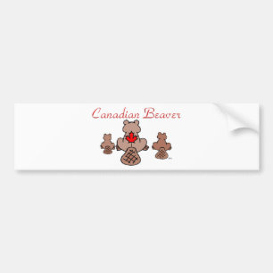 Canadese Bever Sticker