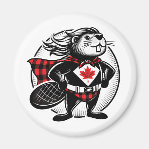 Canadese bever superheld magneet