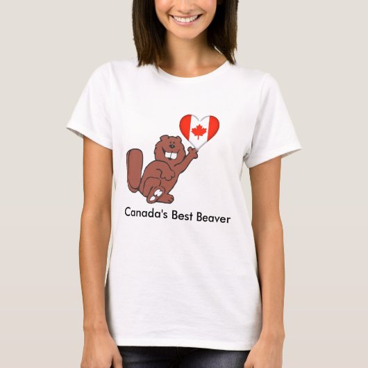 Canadese bever... t-shirt (Voorkant)