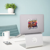 Canadese Bigfoot - Niet Te Koop  Sticker (Laptop op bureau)