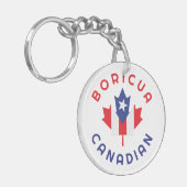 Canadese Boricua Roots Sleutelhanger (Voorkant Links)