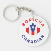 Canadese Boricua Roots Sleutelhanger (Voorkant)