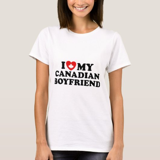 Canadese Boyvriend T-shirt (Voorkant)