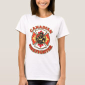 Canadese brandweerman t-shirt (Voorkant)