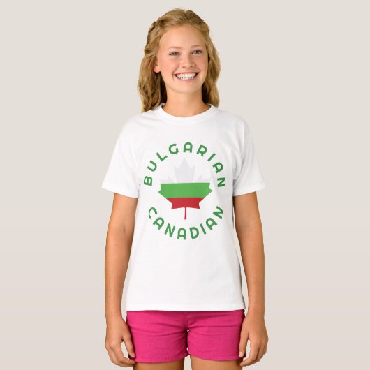 Canadese Bulgaarse Roots T-shirt (Voorkant volledig)