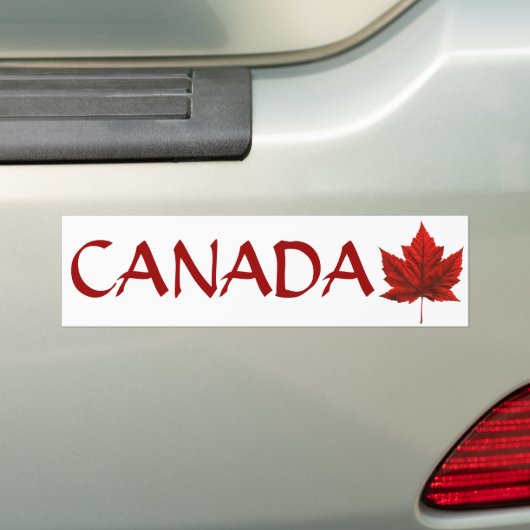 Canadese Bumpersticker Canadese aple Leaf Stickers (Op auto)