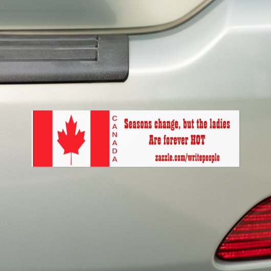 canadese bumperstickers (Op auto)