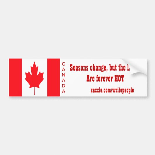 canadese bumperstickers (Voorkant)