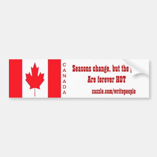 canadese bumperstickers (Voorkant)