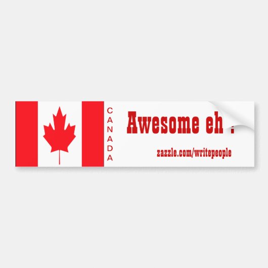 canadese bumperstickers (Voorkant)
