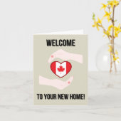 Canadese Burgerschapstift - Gefeliciteerd Kaart (Gele Bloem)