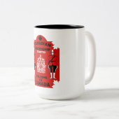 Canadese Burgerschapsviering Tweekleurige Koffiemok (Voorkant rechts)