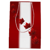 Canadese cadeautassen personaliseren maanlef-leist medium cadeauzakje (Achterkant)