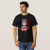 Canadese Canadese Franse vlag - Bergrotten T-shirt (Voorkant volledig)