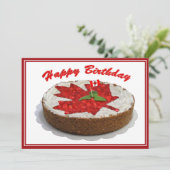 Canadese Cherry Maple Leaf Cake Kaart (Staand voorkant)
