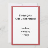 Canadese Cherry Maple Leaf Cake Kaart (Achterkant)