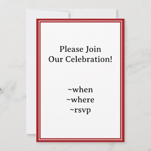 Canadese Cherry Maple Leaf Cake Kaart (Achterkant)