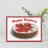 Canadese Cherry Maple Leaf Cake Kaart (Staand voorkant)