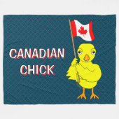 Canadese chick fleece deken (Voorkant (Horizontaal))
