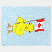 Canadese chick fleece deken (Voorkant (Horizontaal))