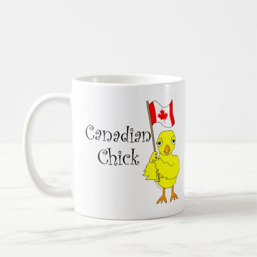 Canadese chick koffiemok (Links)