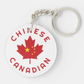 Canadese Chinese roots Sleutelhanger (Achterkant)