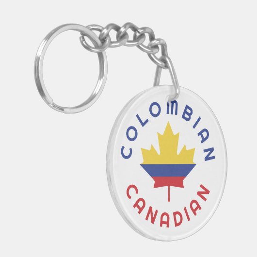 Canadese Colombiaanse roots Sleutelhanger (Voorkant Links)