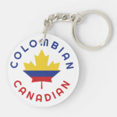 Canadese Colombiaanse roots Sleutelhanger (Achterkant)