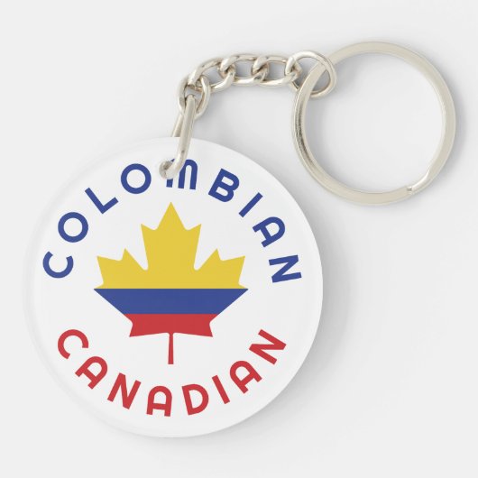 Canadese Colombiaanse roots Sleutelhanger (Achterkant)