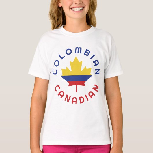 Canadese Colombiaanse roots T-shirt (Voorkant)