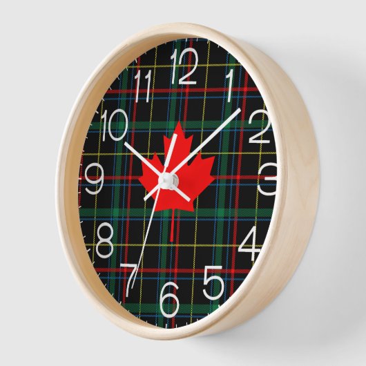 Canadese Cottage Plaid Maple Leaf (Hoek)