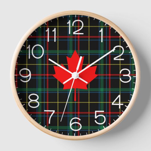 Canadese Cottage Plaid Maple Leaf (Voorkant)