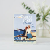 Canadese cruise Line Great Lakes Travel Briefkaart (Staand voorkant)