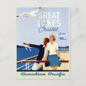 Canadese cruise Line Great Lakes Travel Briefkaart (Voorkant)