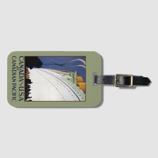 Canadese cruisereizen Bagagelabel (Voorkant (horizontaal))