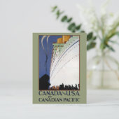 Canadese cruisereizen Briefkaart (Staand voorkant)