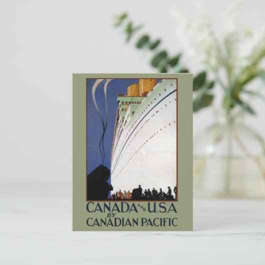 Canadese cruisereizen Briefkaart (Staand voorkant)