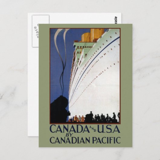 Canadese cruisereizen Briefkaart (Voorkant / Achterkant)